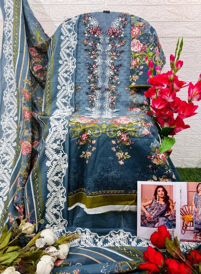 Taj 575 And 576 Cotton Dupatta Pakistani Salwar Suits Orders In India